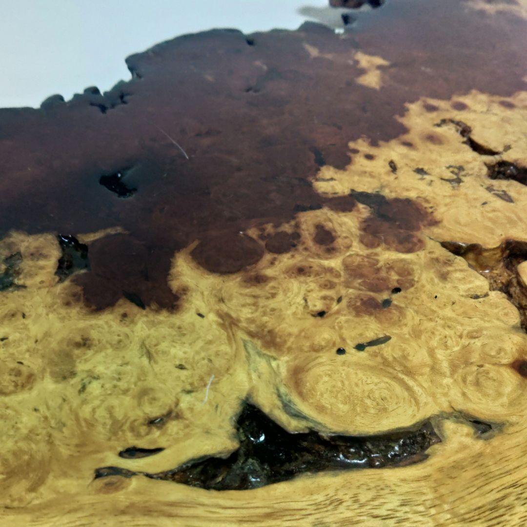 花台　花梨　玉杢　煎茶台　置物台　ウ20