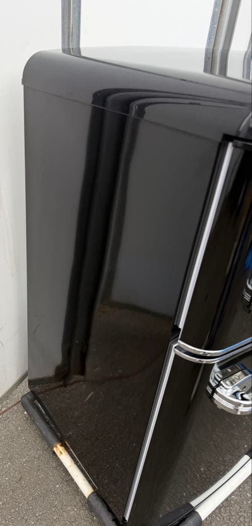 冷蔵庫ブラックPRR-082D-B1人暮らしミニ81L