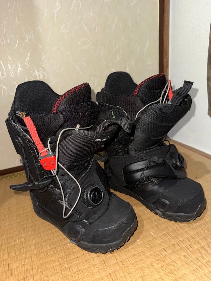 ION SO ブラック スノーボードブーツステップオンセット