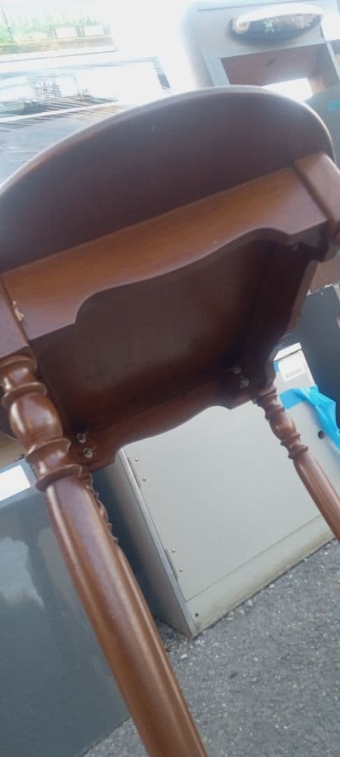 引取　京都　机　YOSHIKAWA D＆A 飾り彫刻　カフェテーブル