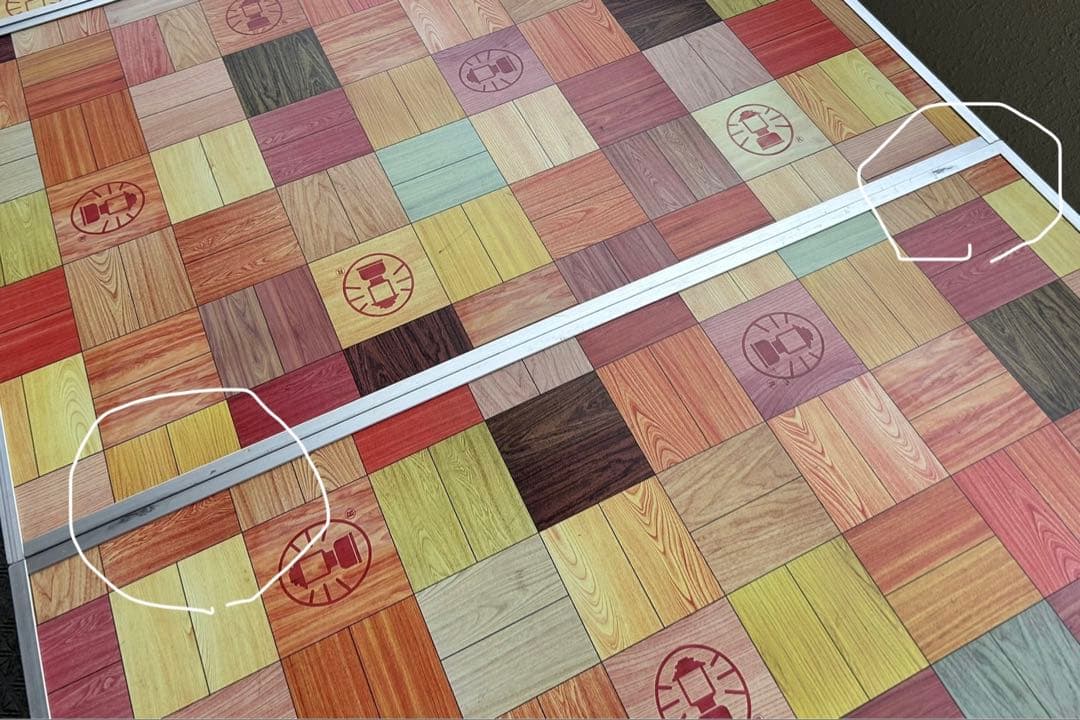 【コールマン】ナチュラルモザイク リビングテーブル 140 プラス