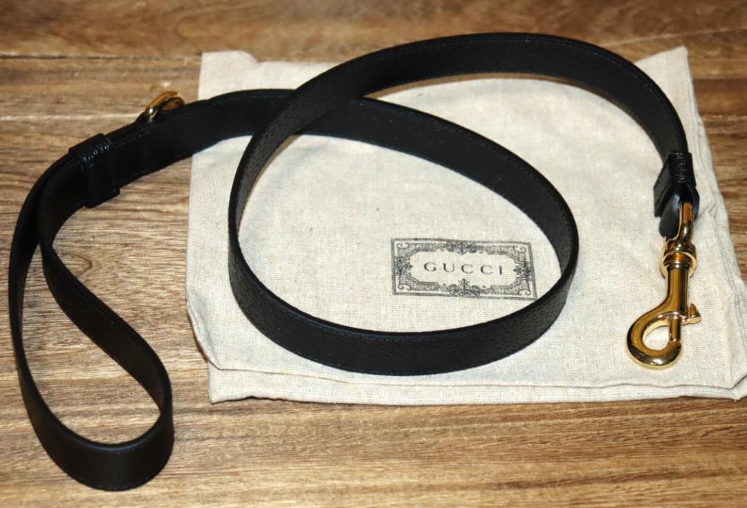 新品　GUCCI インターロッキングG ドッグリード