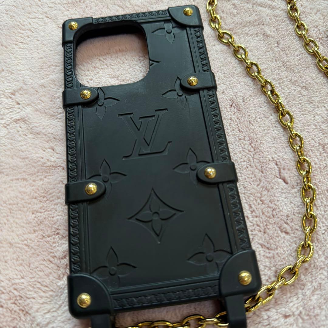 専用です Louis Vuitton iPhone 14Proケース チェーン付