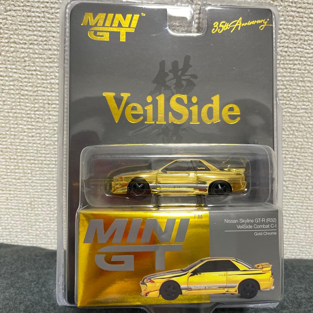 ★100台限定★MINI GT ミニGT R32 GT-R ゴールドクローム★