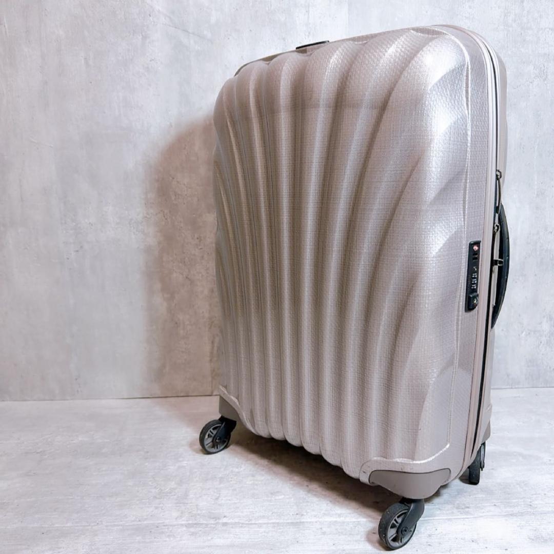 サムソナイト コスモライト 68L キャリー　パール 超軽量