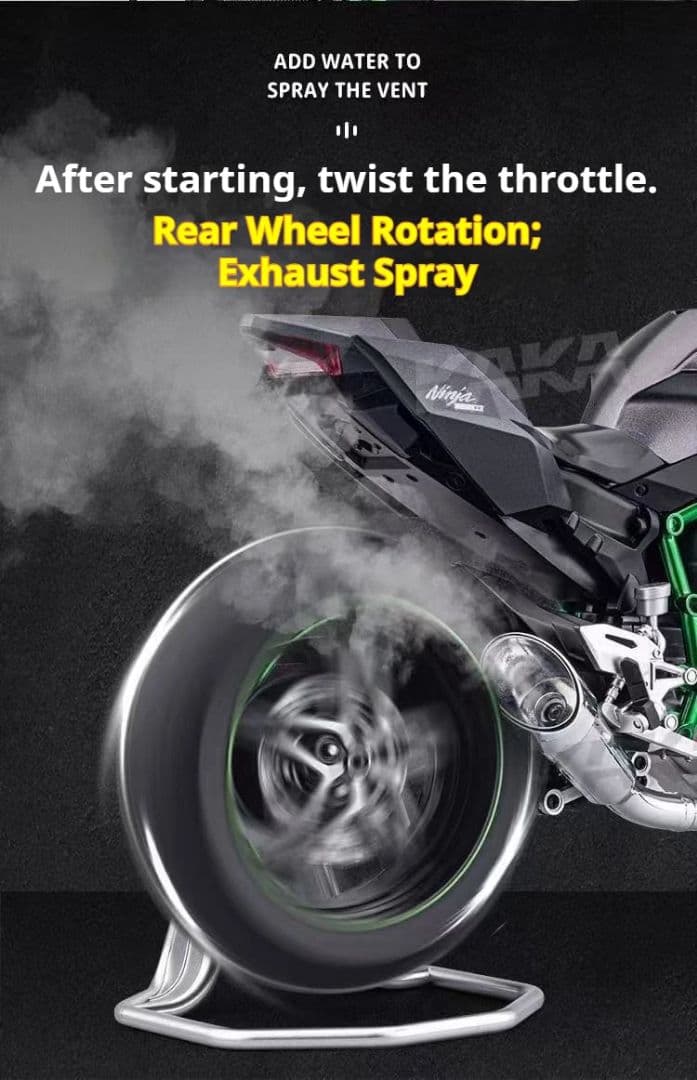 1:6 カワサキ H2R Ninja 合金ダイカスト超BIG オートバイ モデル