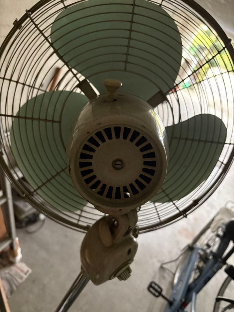 昭和レトロ　三菱　ヴィンテージ　大型扇風機　アンティーク