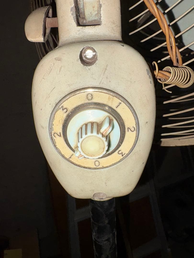 昭和レトロ　三菱　ヴィンテージ　大型扇風機　アンティーク