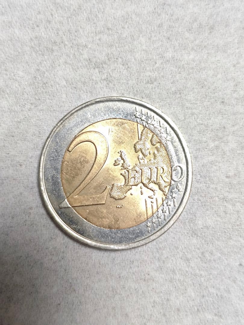 パリオリンピック2024　エッフェル塔デザイン 2ユーロ