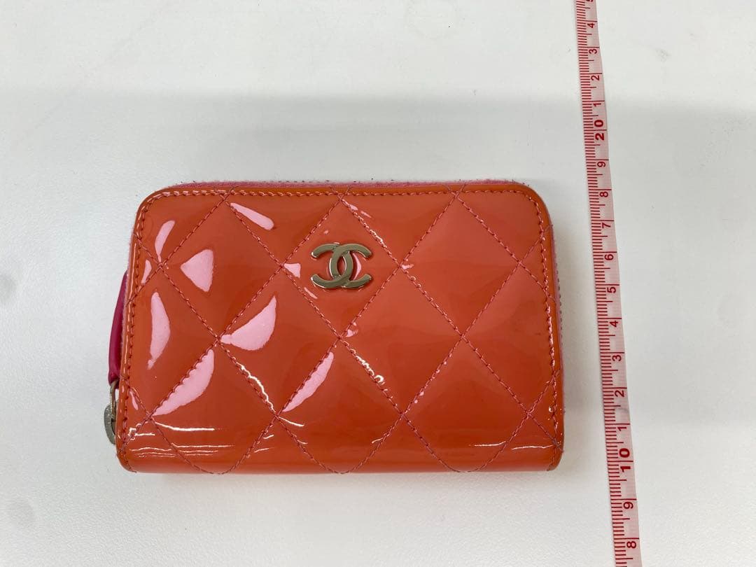 CHANEL シャネル ケース ピンク 財布 サイフ 小銭入れ