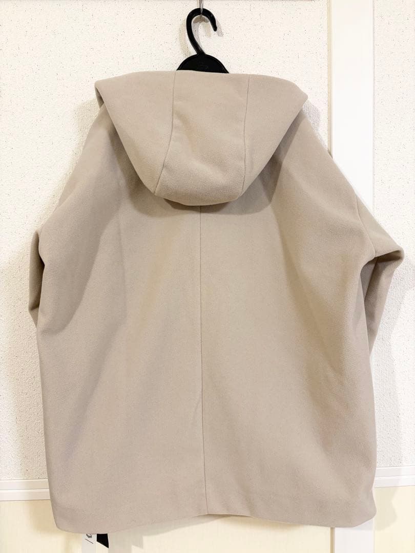 インナーダウン付きウールライクフードコート