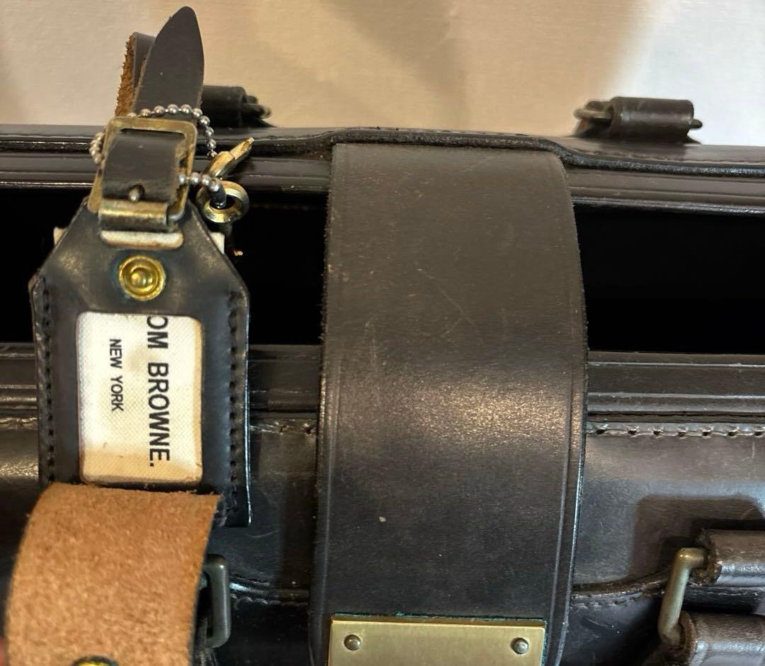 THOM BROWNE. ドクターズバッグ ブライドルレザーサンプル品 レア