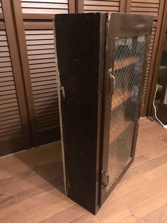 昭和レトロ 古道具 昔の 飾り棚 吊り戸棚