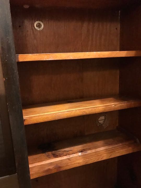 昭和レトロ 古道具 昔の 飾り棚 吊り戸棚