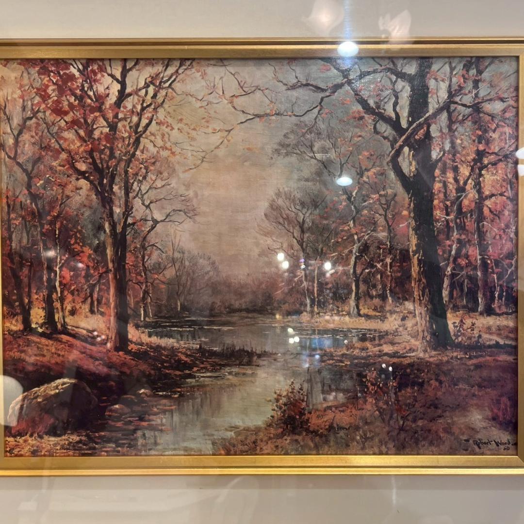 【複製名画】Robert Wood 10月の朝 ロバート・ウッド 絵画 模写