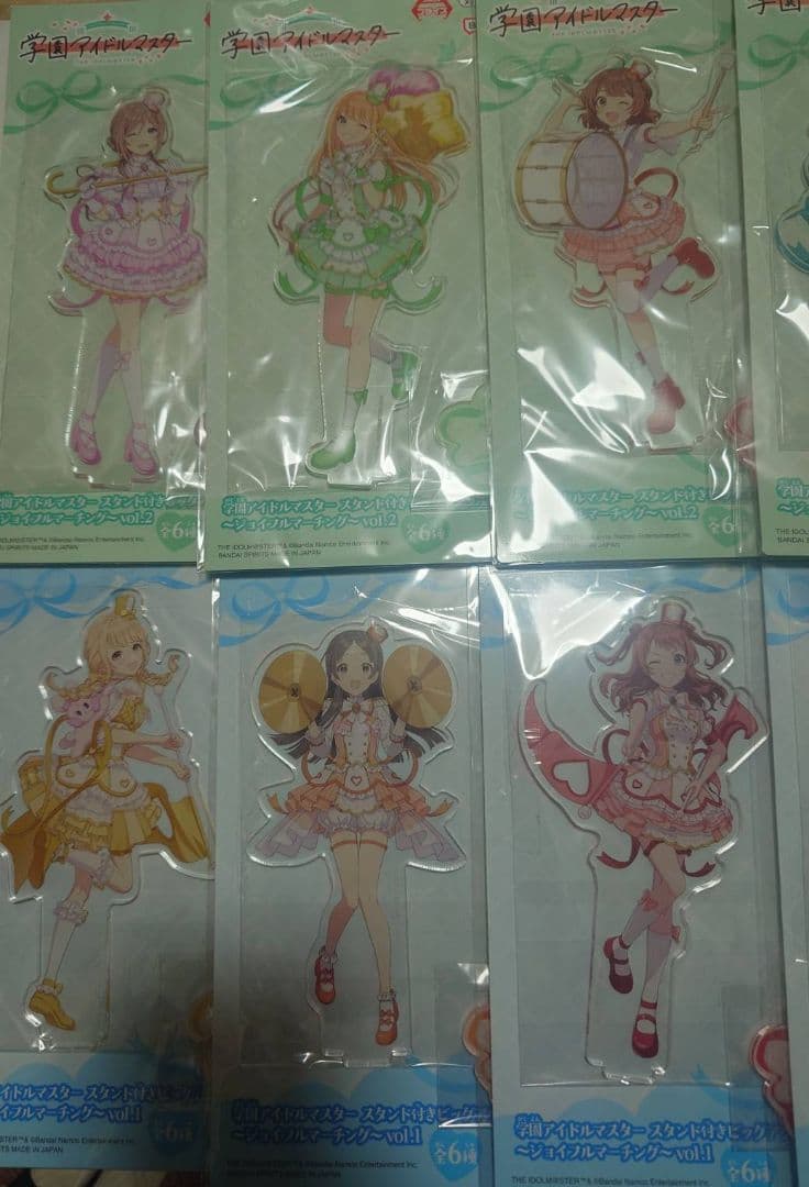 学園アイドルマスター スタンド付きビッグアクリルプレートジョイフルマーチング全種