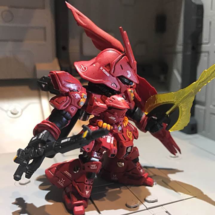 ガンダムコンバージ 改造 製作途中