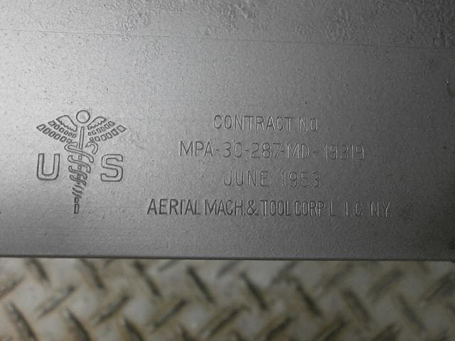 モ*ロ様 米軍 アルミ製 フォールディングテーブル MEDICAL TABLE1