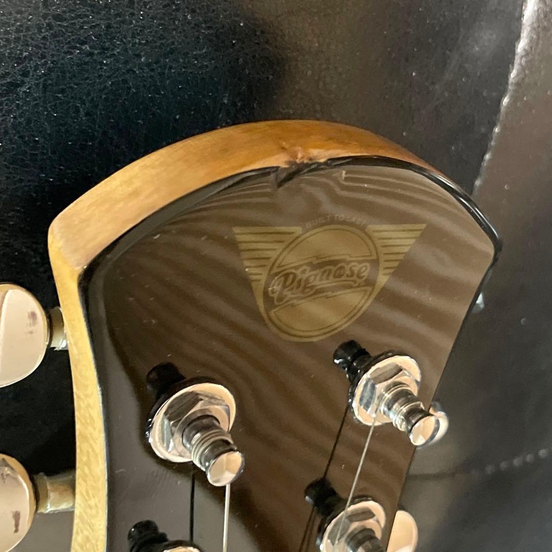 PIGNOSE PGG-200 ケース付き保護フィルムまま アンプ内蔵ミニギター