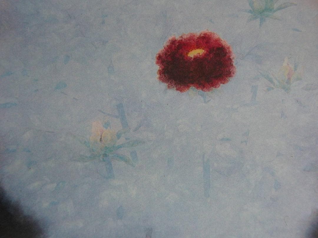 浜田観、【清晨】、希少な額装用画集より、新品額装付、状態良好