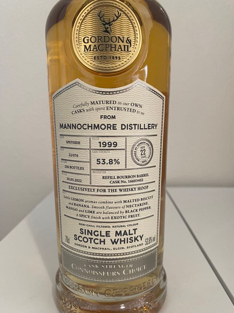 ゴードン&マクファイル マノックモア 1999-2022 22年 53.8%