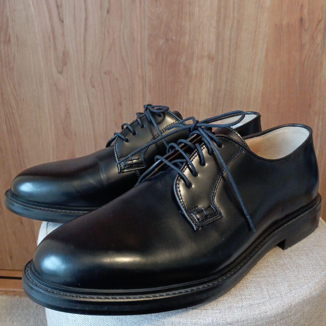 APOLLO　アポロ　プレーントゥ　黒　7　未使用級　美品　希少