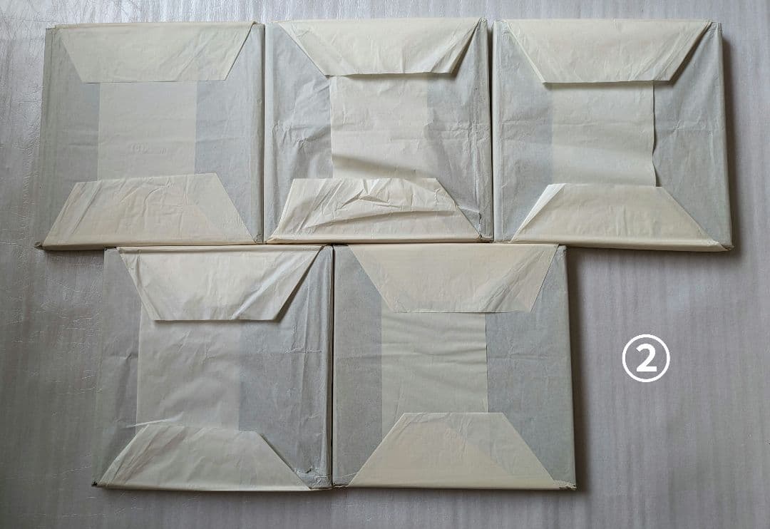 懐石道具 懐石膳 四方盆 10客 正角膳 紙箱入り　五客二箱