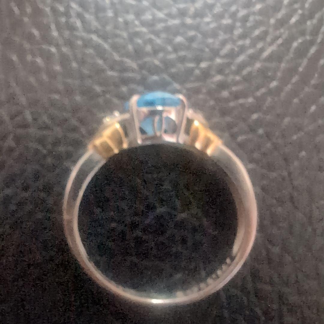 指輪　リング　18k　プラチナ900