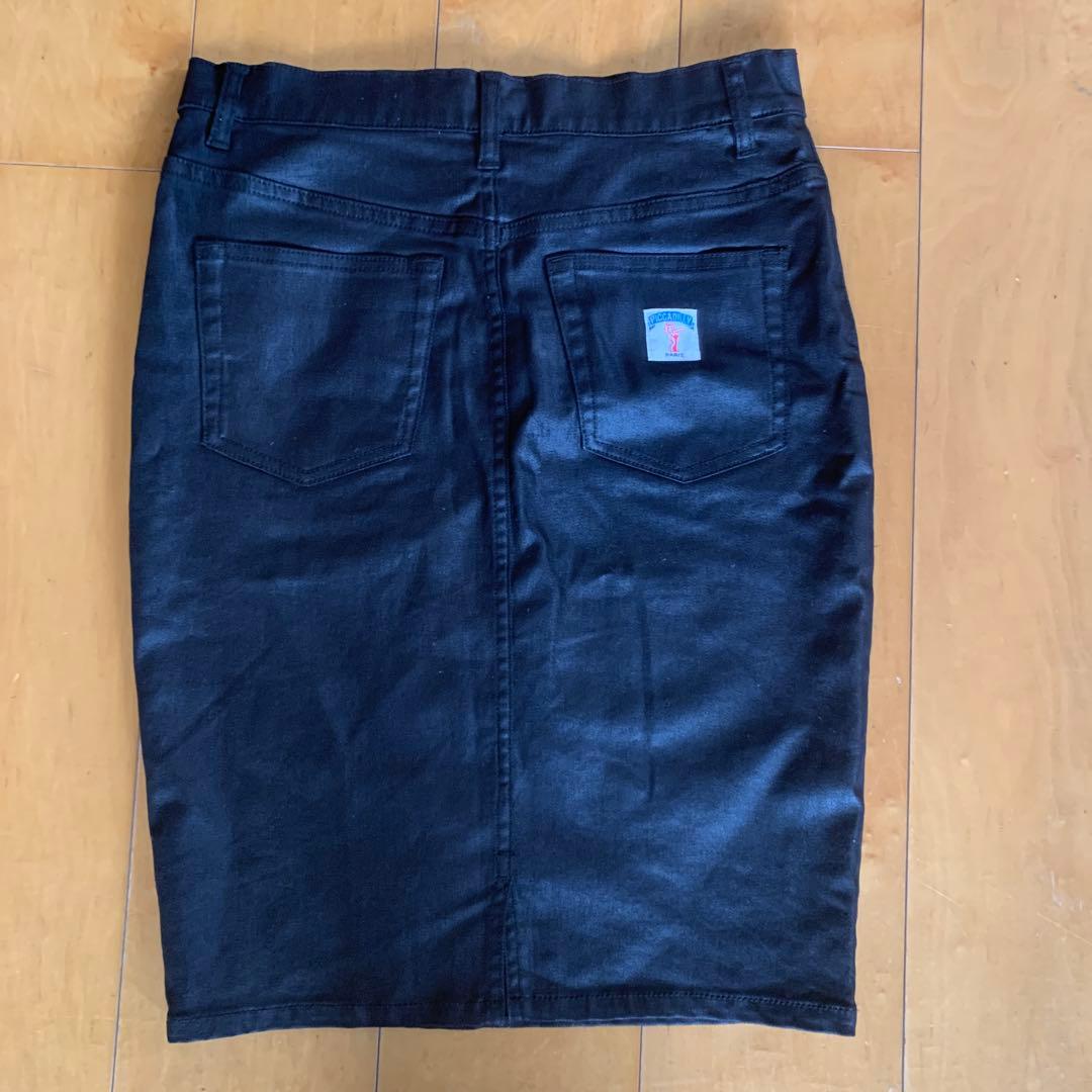 試着のみ！ok.soon×Piccadilly ブラックデニム タイトスカート
