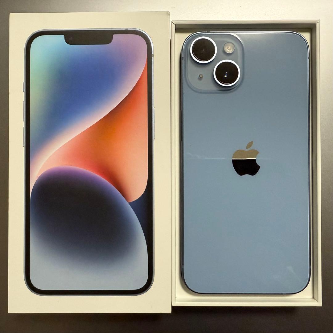［美品］iPhone 14 256GB ブルー SIMフリー