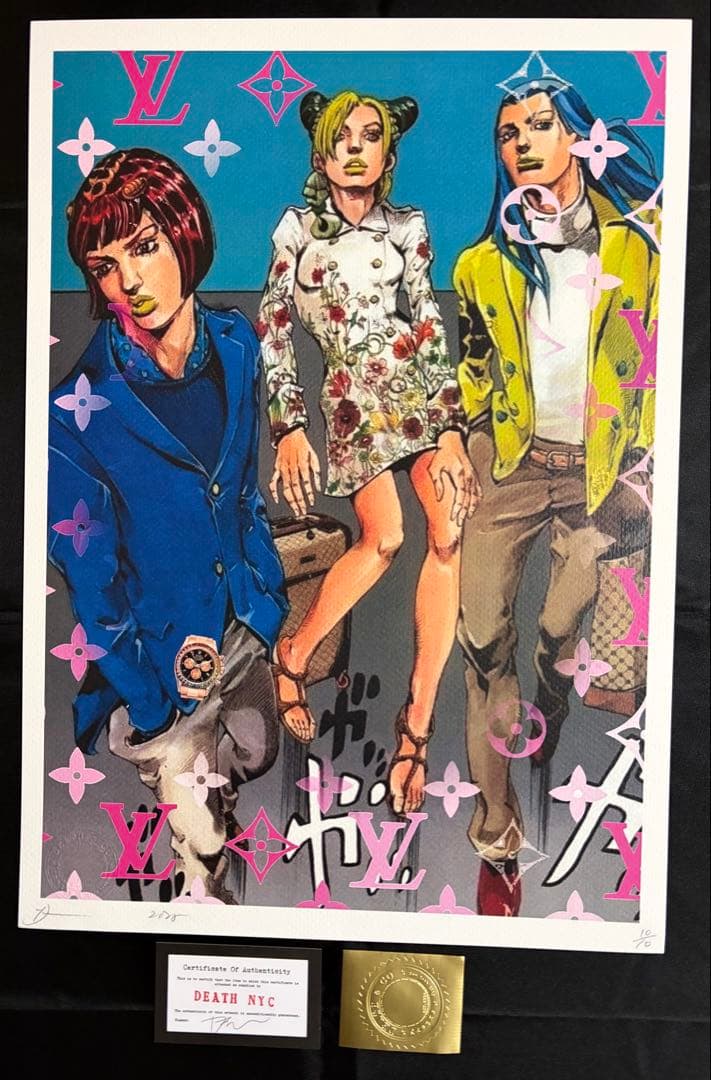 \"世界限定10枚\" DEATH NYC アート ポスター jo102