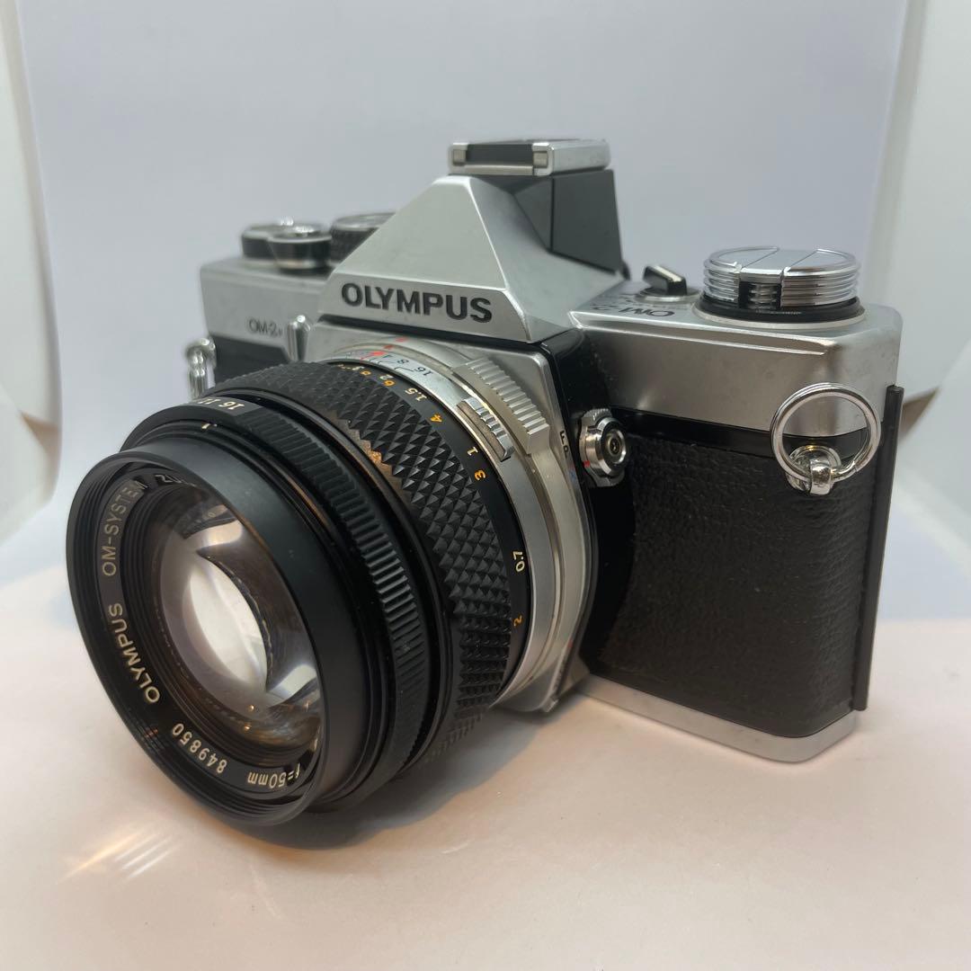 【動作品】 ケース付 Olympus OM-2 N 50mm f1.4