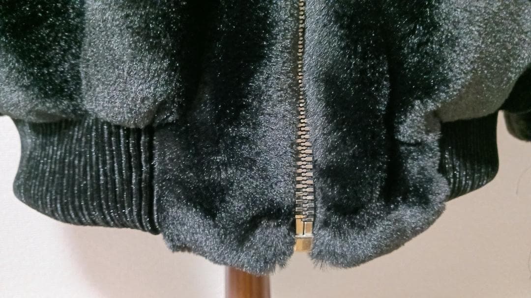 イタリア製 ミンク ＆ カシミヤ混 ファーコート 毛皮 厚手 防寒 メンズ M