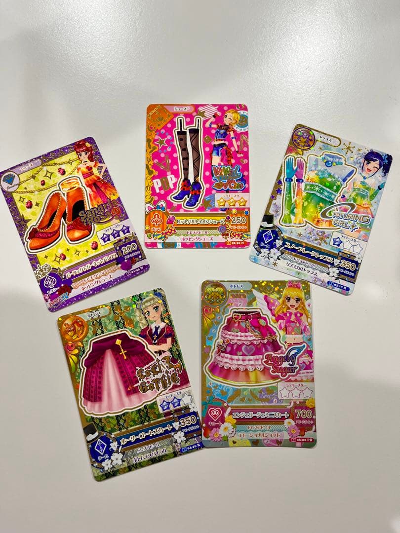 アイカツカード初期 レア有 星宮いちご 霧矢あおい 新条ひなき 藤堂ユリカ