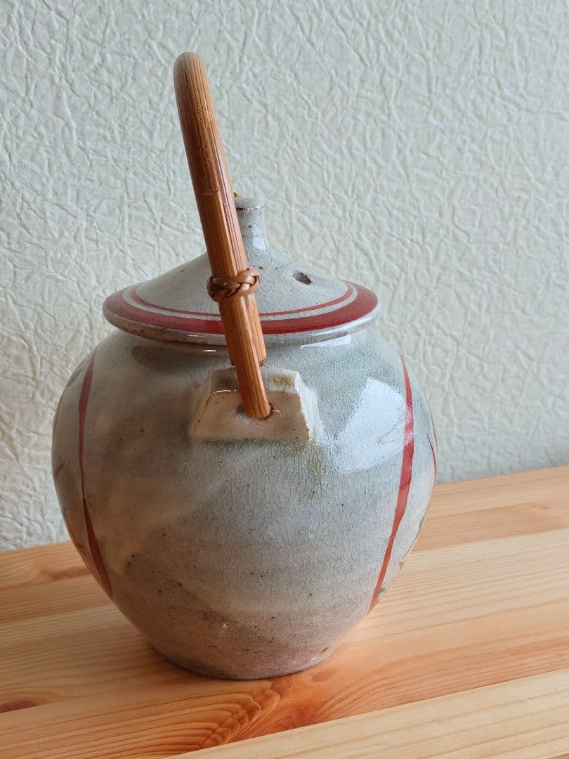 山本教行 赤絵 土瓶 民藝 吉田璋也 出西窯