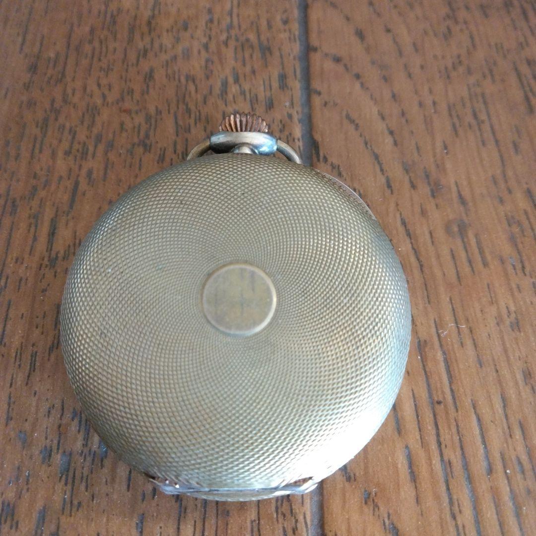 【稀少】明治時代　アールシュミット商会　商館時計　懐中時計　銀無垢シルバー製