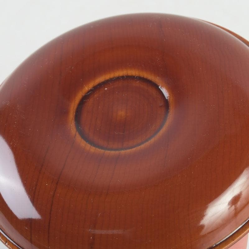 茶道具　飛騨春慶塗　一位細工　古渓堂　香合　箱付　V　9677