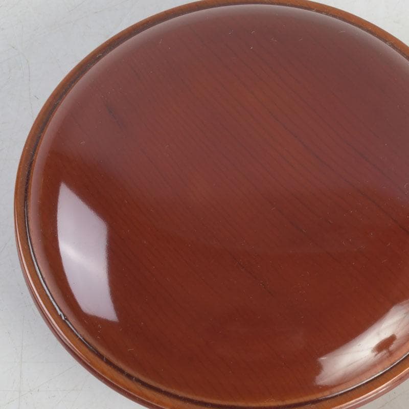 茶道具　飛騨春慶塗　一位細工　古渓堂　香合　箱付　V　9677