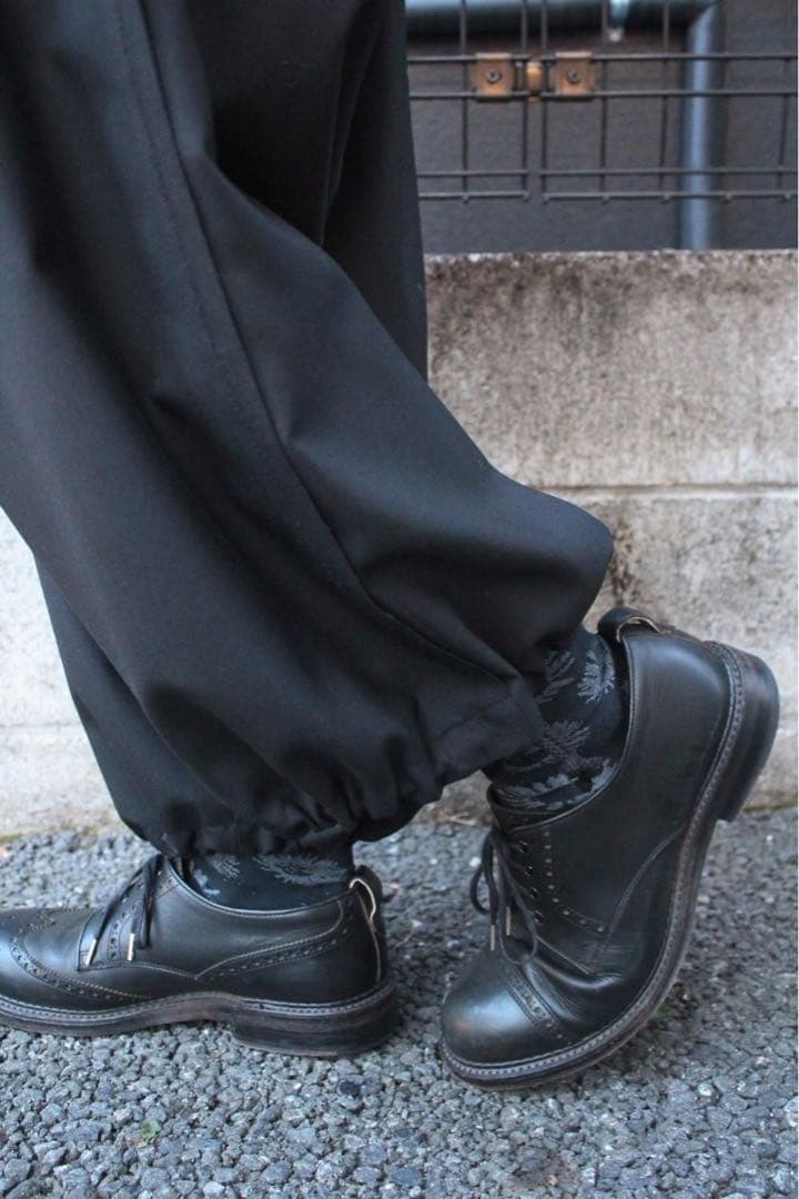 【美品】Ground Y｜ウールポリエステルギャバジンバルーンパンツ