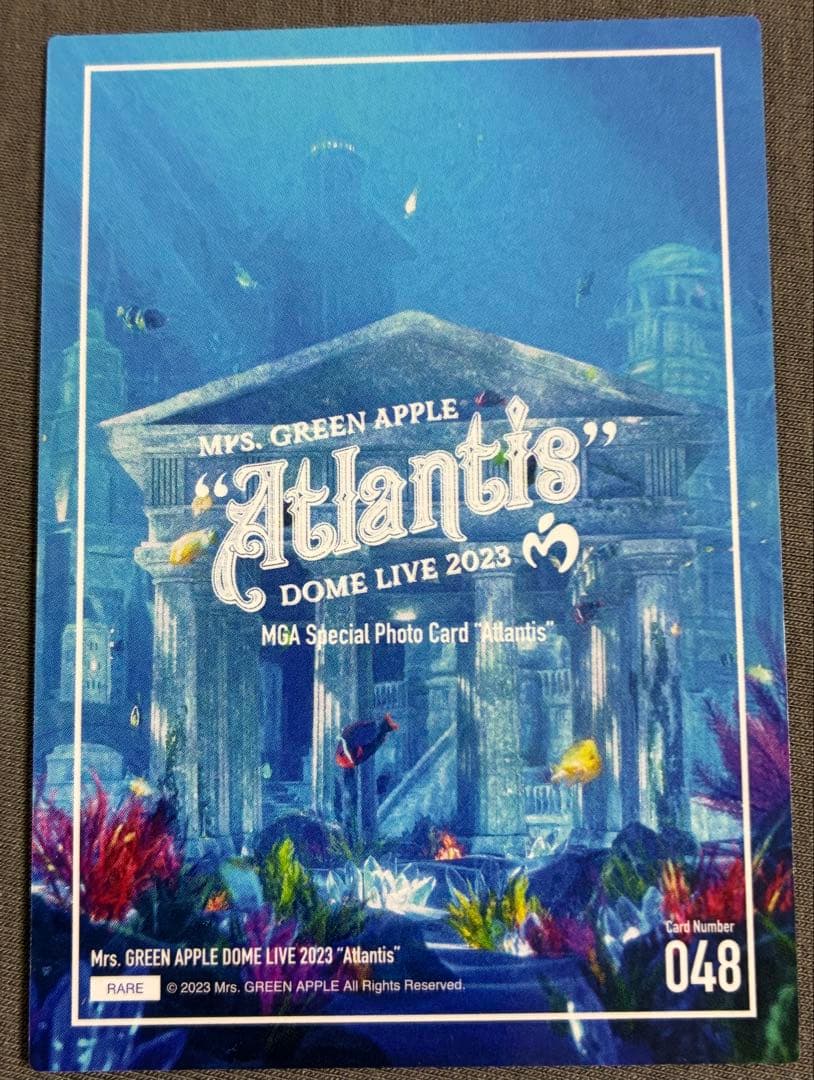 ミセスグリーンアップル　Atlantis フォトカレア　大森元貴