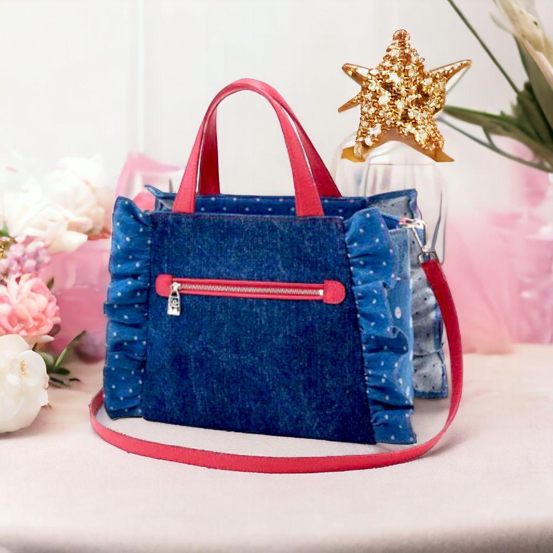 ♣♥♠♦新品未使用！Think Bee！ ポルカドッツ2WAYバッグ