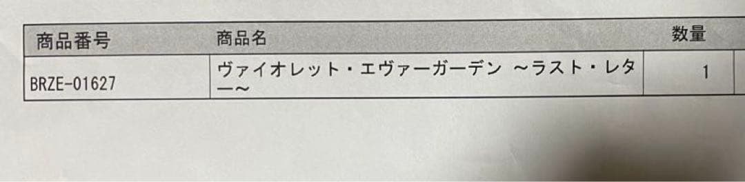 【完全受注生産】ヴァイオレット・エヴァーガーデン ～ラスト・レター～ 短編小説集