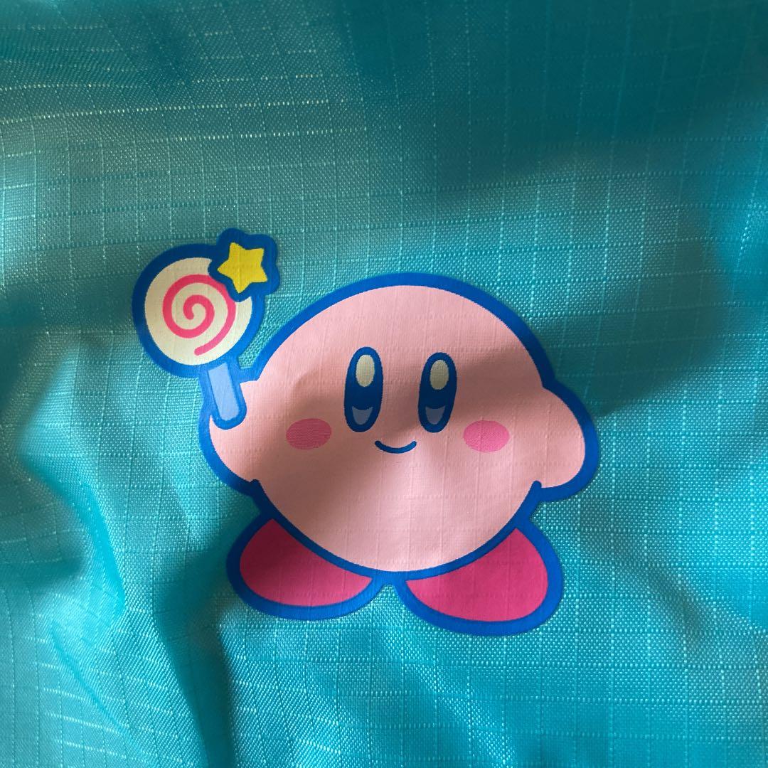 カービー　折り畳みリュック　新品未使用　水色　お出かけ　旅行　イベント　40cm