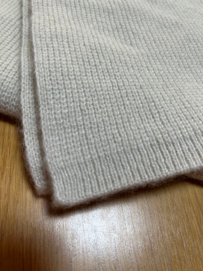 ⭐️マーガレットハウエル⭐️カシミヤ100% マフラー　アイボリー