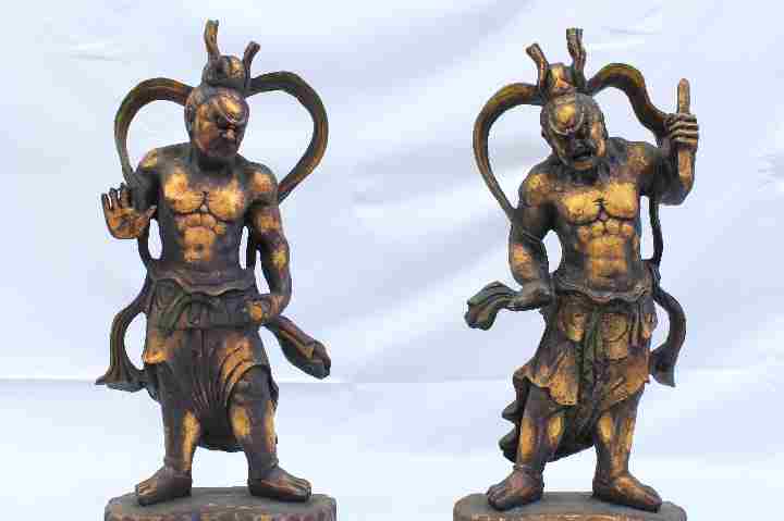 大型　仁王像　２体セット