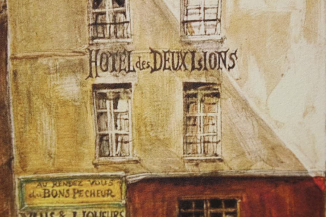 藤田嗣治 リトグラフ「フルール河岸ノートルダム大聖堂」 75部限定 11/75