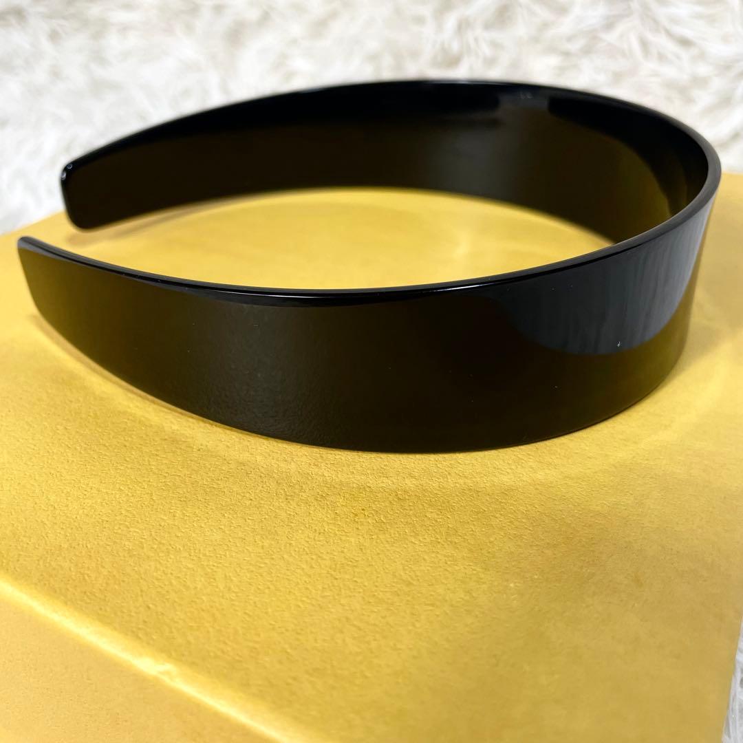 新品同様　CELINE セリーヌ　カチューシャ　ブラック　黒