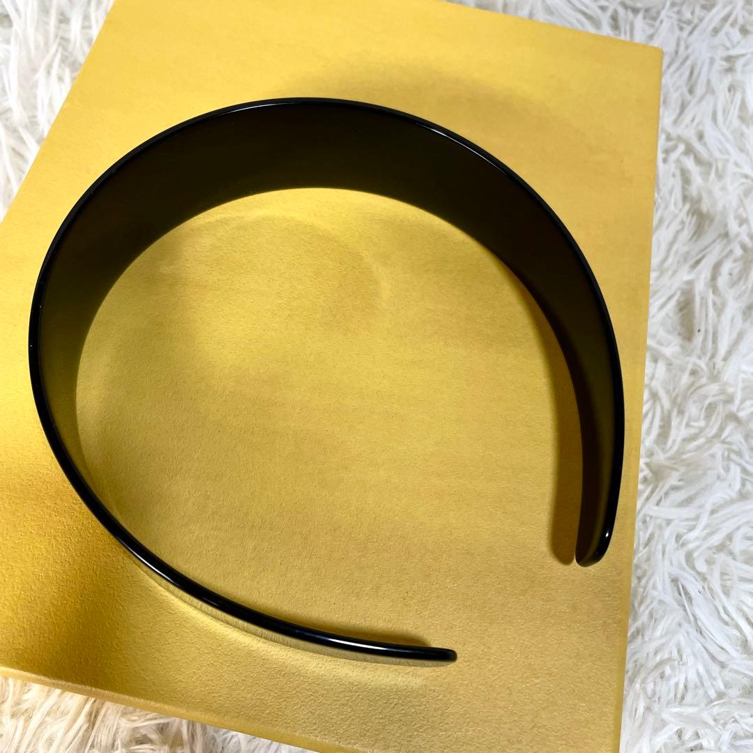 新品同様　CELINE セリーヌ　カチューシャ　ブラック　黒