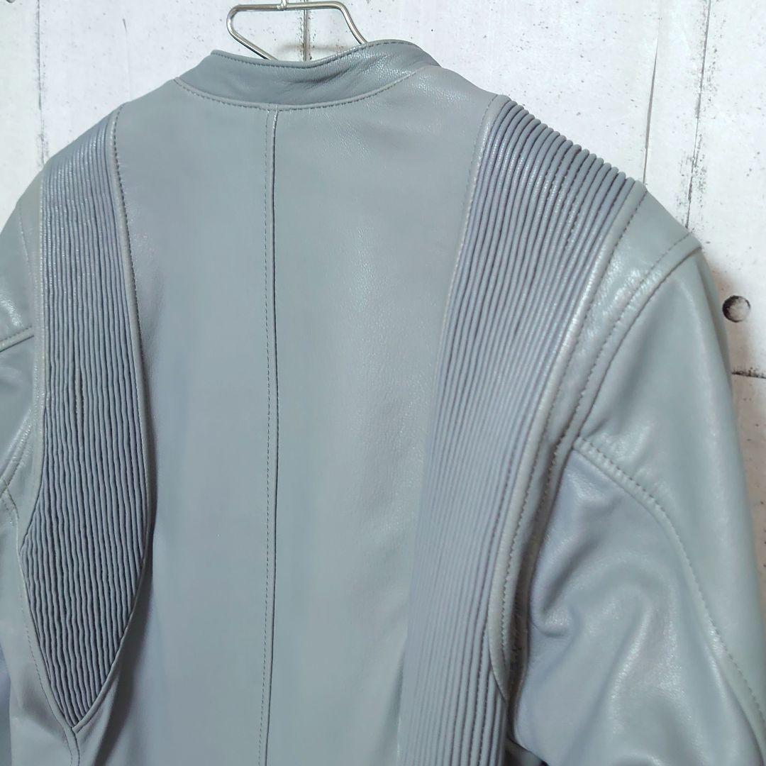 KADOYA カドヤ レザー シングルライダース FENNEL グレー