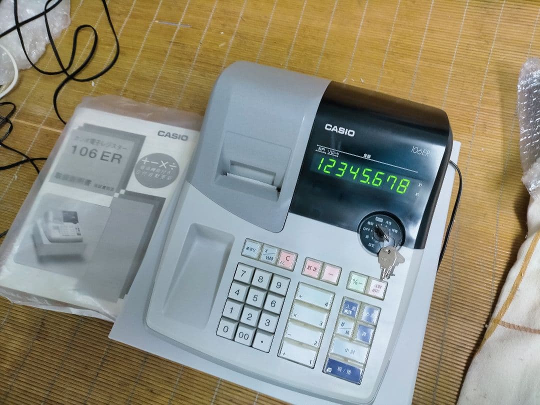 カシオレジスター　106ER　簡単便利特殊　送料込　811122